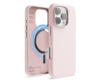 Etui do telefonów Elago Magnetic Silicone do iPhone 16 Pro Lovely Pink ES16MSSC63PRO-LPK